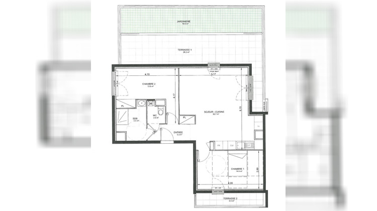 Ma-Cabane - Location Appartement VILLENEUVE-LA-GARENNE, 71 m²