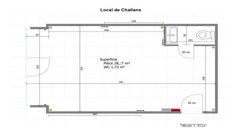 Ma-Cabane - Location Boutique Challans, 30 m²