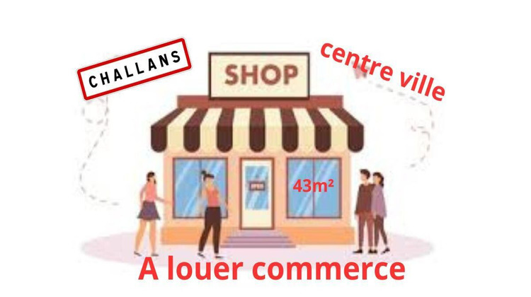 Ma-Cabane - Location Boutique Challans, 43 m²