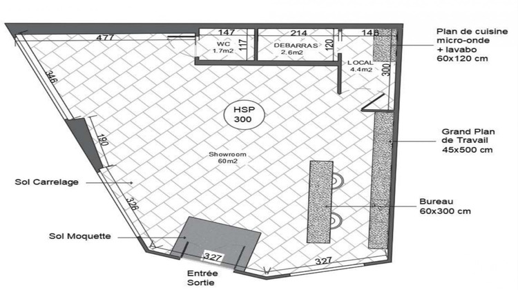 Ma-Cabane - Location Boutique Mitry-Mory, 69 m²