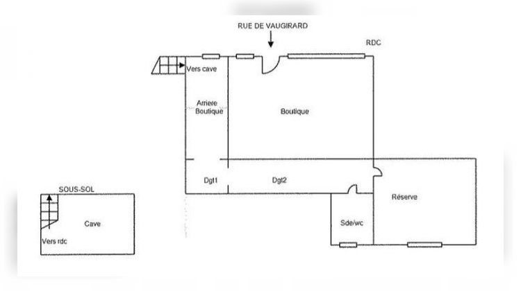 Ma-Cabane - Location Boutique Paris, 70 m²