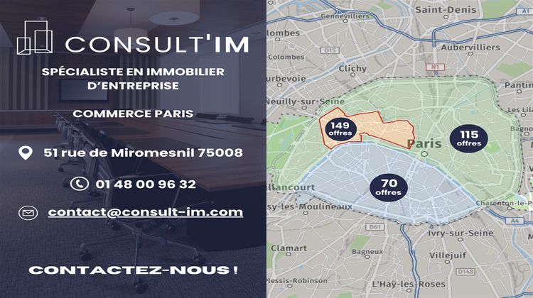 Ma-Cabane - Location Boutique PARIS, 287 m²