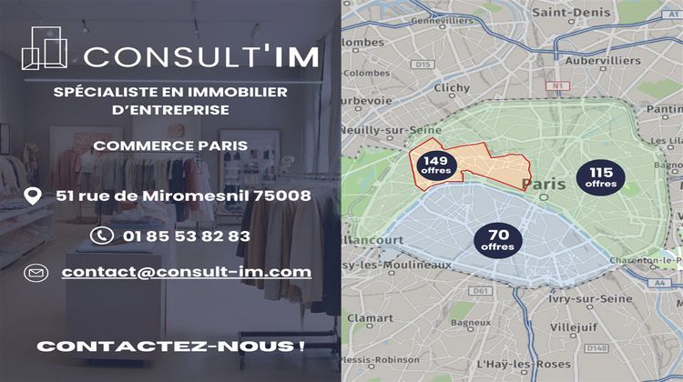 Ma-Cabane - Location Boutique PARIS, 110 m²