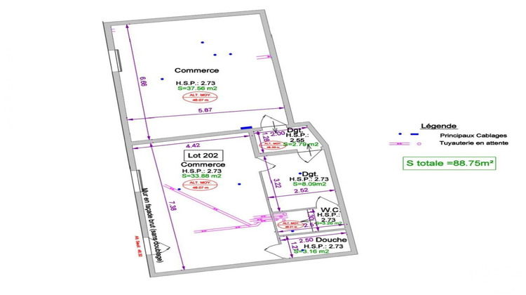 Ma-Cabane - Location Boutique Thorigny-sur-Marne, 88 m²