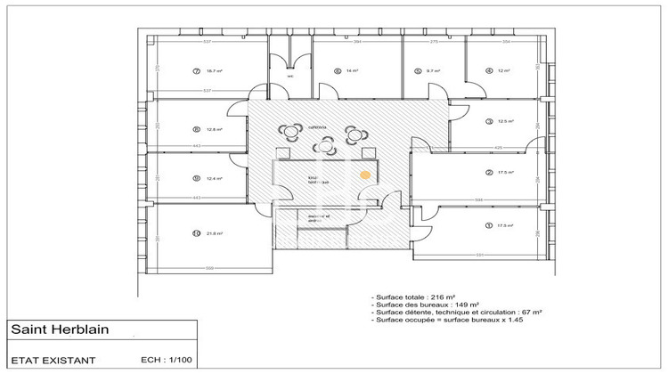 Ma-Cabane - Location Divers Saint-Herblain, 216 m²