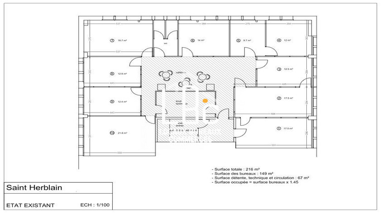 Ma-Cabane - Location Divers Saint-Herblain, 216 m²