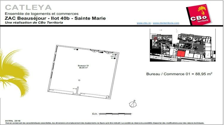 Ma-Cabane - Location Divers Sainte-Marie, 89 m²