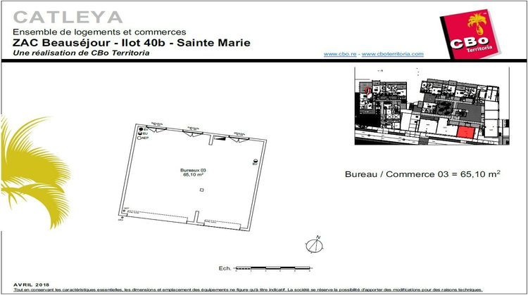 Ma-Cabane - Location Divers Sainte-Marie, 65 m²