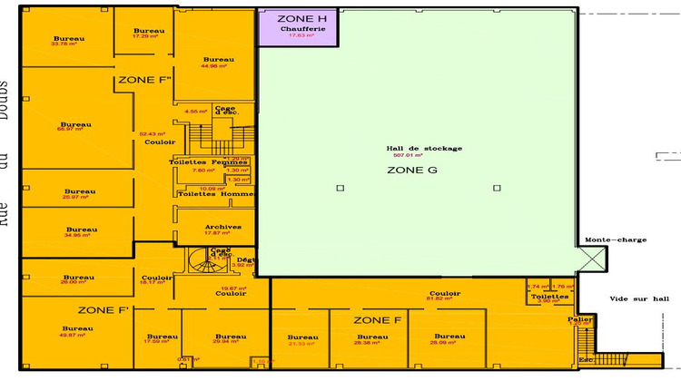 Ma-Cabane - Location Divers Strasbourg, 1277 m²