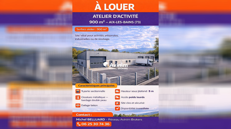 Ma-Cabane - Location Local commercial AIX-LES-BAINS, 900 m²