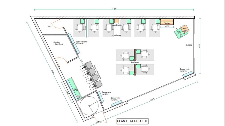 Ma-Cabane - Location Local commercial Andrézieux-Bouthéon, 125 m²