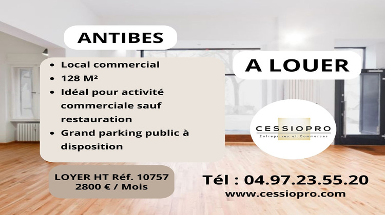 Ma-Cabane - Location Local commercial Antibes, 128 m²
