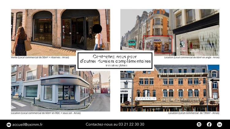 Ma-Cabane - Location Local commercial Arras, 80 m²