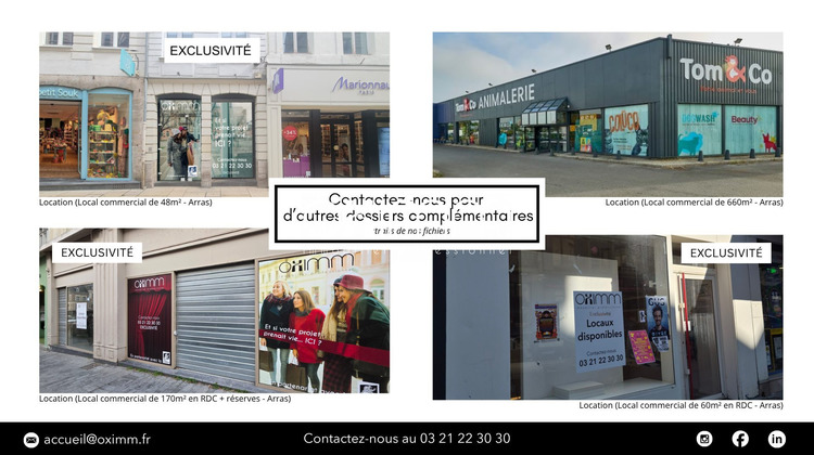Ma-Cabane - Location Local commercial Arras, 62 m²