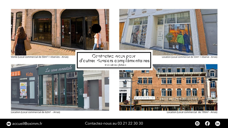 Ma-Cabane - Location Local commercial Arras, 80 m²