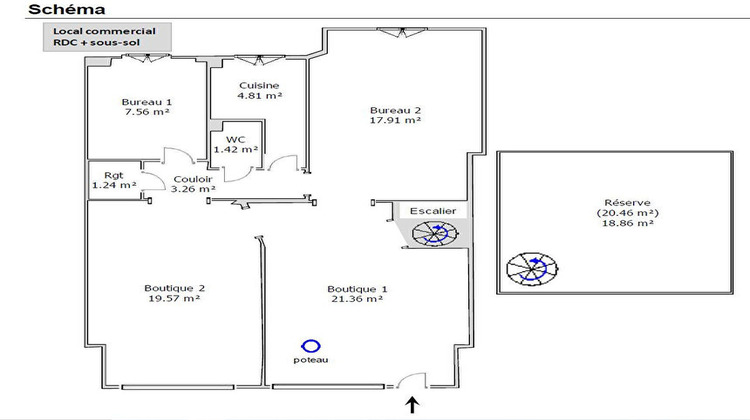 Ma-Cabane - Location Local commercial ASNIERES-SUR-SEINE, 100 m²