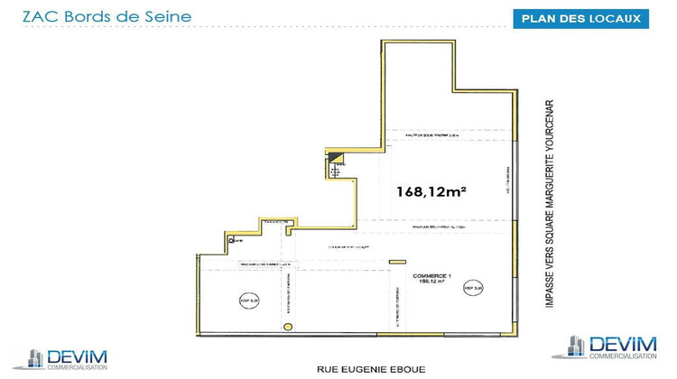 Ma-Cabane - Location Local commercial Asnières-sur-Seine, 168 m²