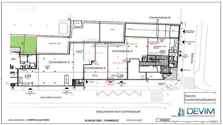 Ma-Cabane - Location Local commercial Asnières-sur-Seine, 82 m²