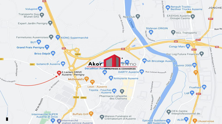 Ma-Cabane - Location Local commercial Auxerre, 264 m²