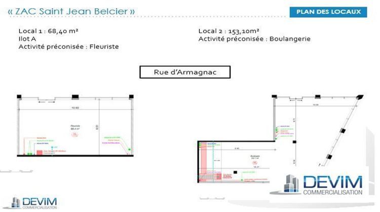 Ma-Cabane - Location Local commercial Bordeaux, 153 m²
