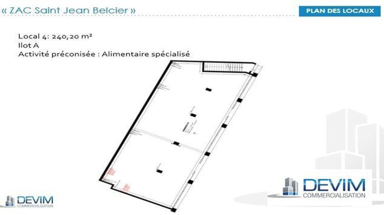 Ma-Cabane - Location Local commercial Bordeaux, 240 m²