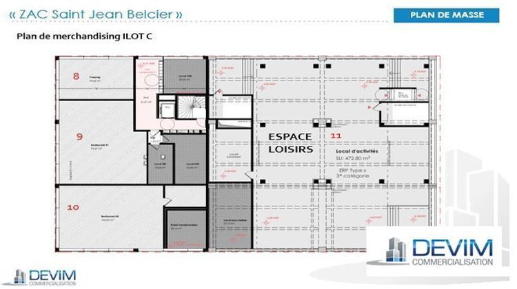 Ma-Cabane - Location Local commercial Bordeaux, 1520 m²
