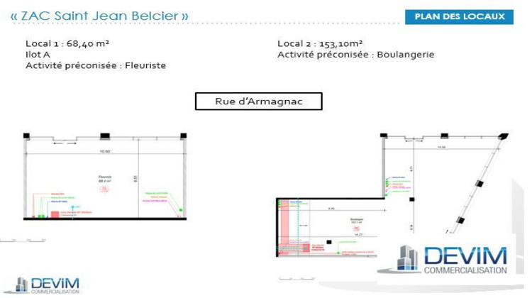Ma-Cabane - Location Local commercial Bordeaux, 68 m²