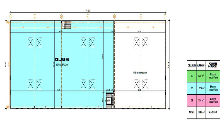 Ma-Cabane - Location Local commercial Bretteville-sur-Odon, 1089 m²