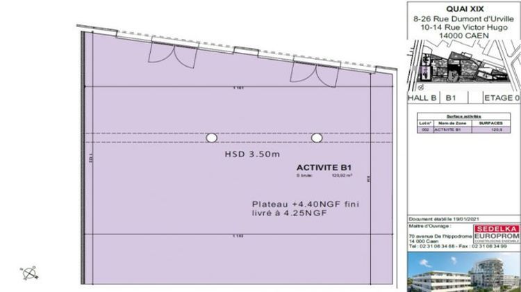 Ma-Cabane - Location Local commercial Caen, 121 m²