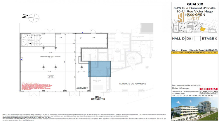 Ma-Cabane - Location Local commercial Caen, 164 m²