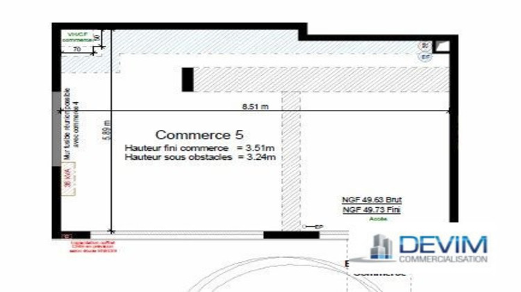 Ma-Cabane - Location Local commercial Carrières-sur-Seine, 49 m²