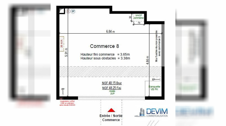 Ma-Cabane - Location Local commercial Carrières-sur-Seine, 37 m²