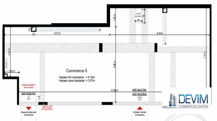 Ma-Cabane - Location Local commercial Carrières-sur-Seine, 122 m²