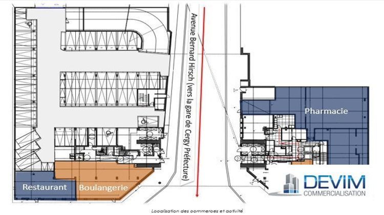 Ma-Cabane - Location Local commercial Cergy, 463 m²