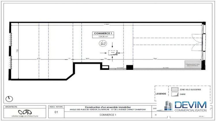 Ma-Cabane - Location Local commercial Champigny-sur-Marne, 124 m²