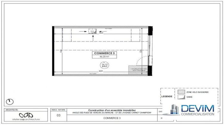 Ma-Cabane - Location Local commercial Champigny-sur-Marne, 46 m²