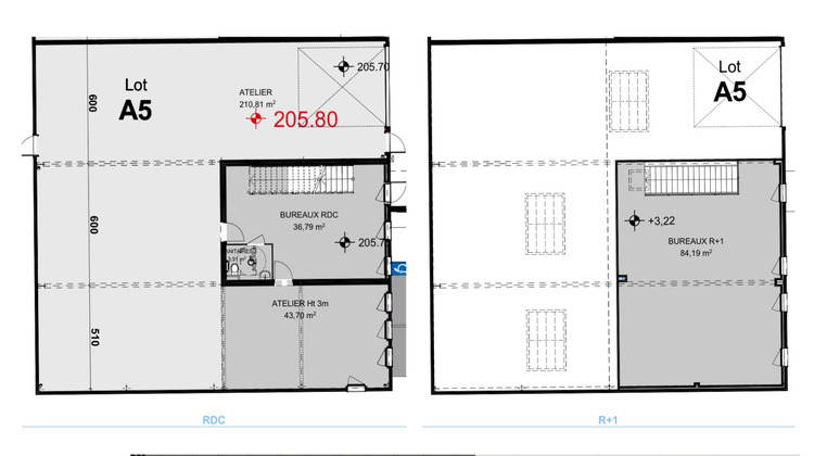 Ma-Cabane - Location Local commercial CHASSIEU, 380 m²
