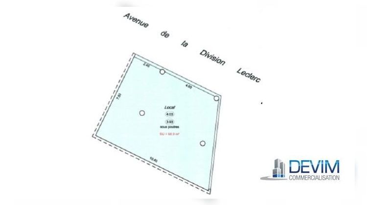 Ma-Cabane - Location Local commercial Châtenay Malabry, 69 m²