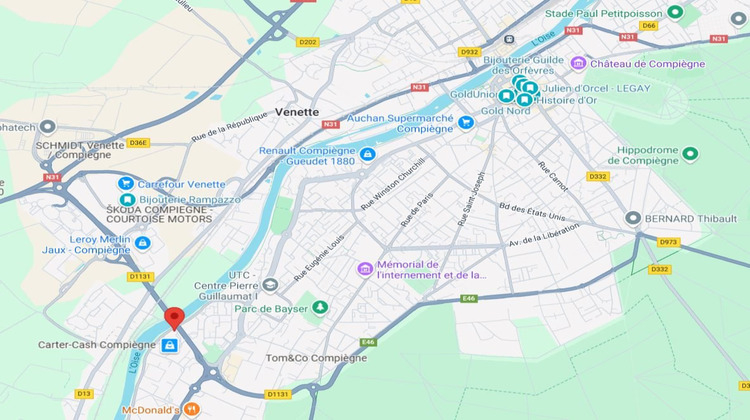 Ma-Cabane - Location Local commercial COMPIEGNE, 750 m²