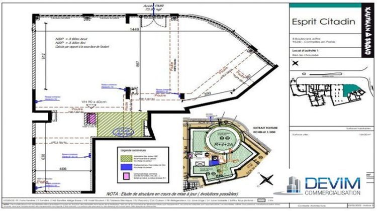 Ma-Cabane - Location Local commercial Cormeilles-en-Parisis, 164 m²