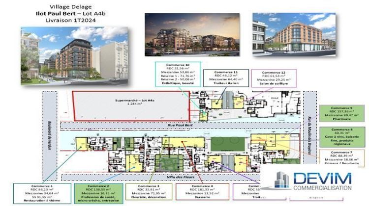 Ma-Cabane - Location Local commercial Courbevoie, 212 m²