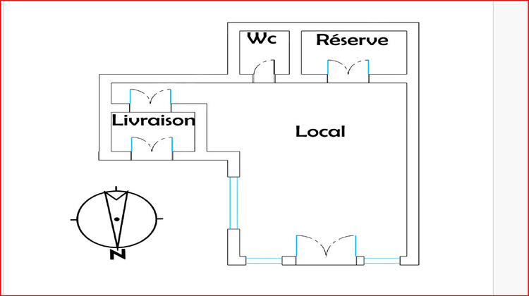 Ma-Cabane - Location Local commercial COURBEVOIE, 150 m²