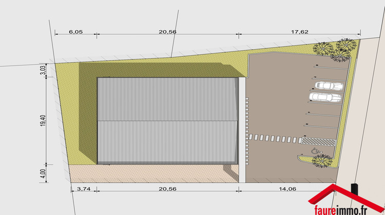 Ma-Cabane - Location Local commercial Donzenac, 192 m²