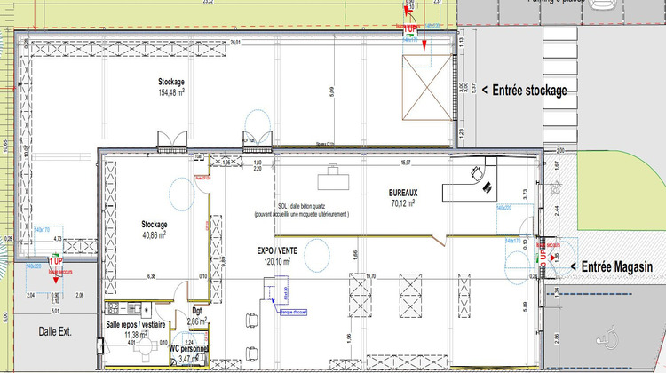 Ma-Cabane - Location Local commercial Douvres-la-Délivrande, 406 m²