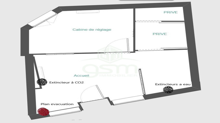 Ma-Cabane - Location Local commercial Esvres, 33 m²