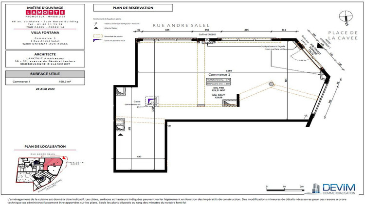 Ma-Cabane - Location Local commercial Fontenay-aux-Roses, 150 m²
