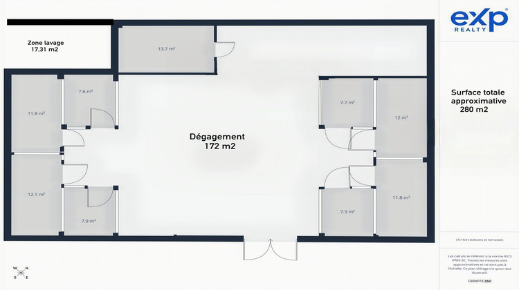 Ma-Cabane - Location Local commercial Fontenay-Trésigny, 286 m²