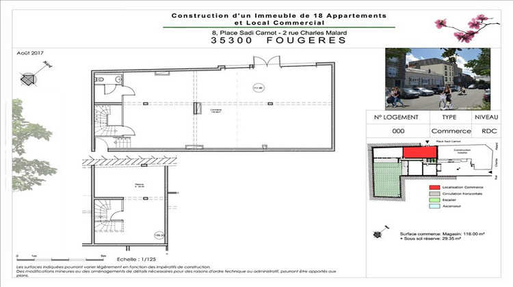 Ma-Cabane - Location Local commercial FOUGERES, 116 m²