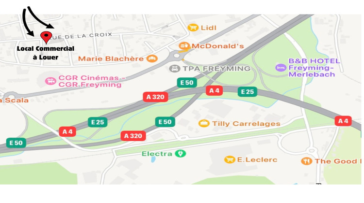 Ma-Cabane - Location Local commercial Freyming-Merlebach, 99 m²