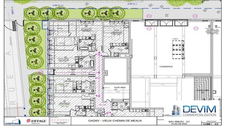 Ma-Cabane - Location Local commercial Gagny, 288 m²